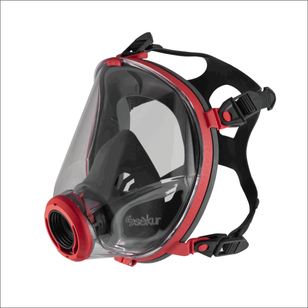 Vollmaske C 701 (Klasse 3) red